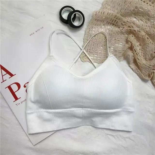 Beauty Back Bra Camisole Straps Seamless Corset Underwear Bralette Push-up Wireless Lingerie
