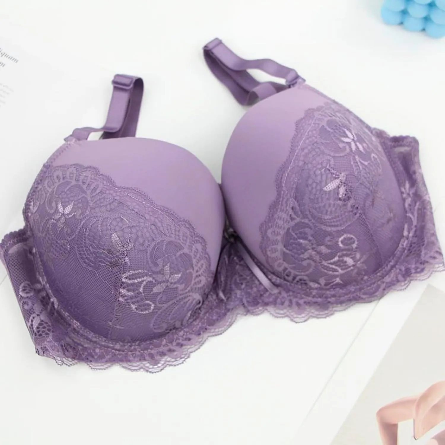 Bras for Women,Seamless Bras Deep V Wireless Push up Comfort Bras No Underwire Supportive Bra Soft Sleep Bralettes