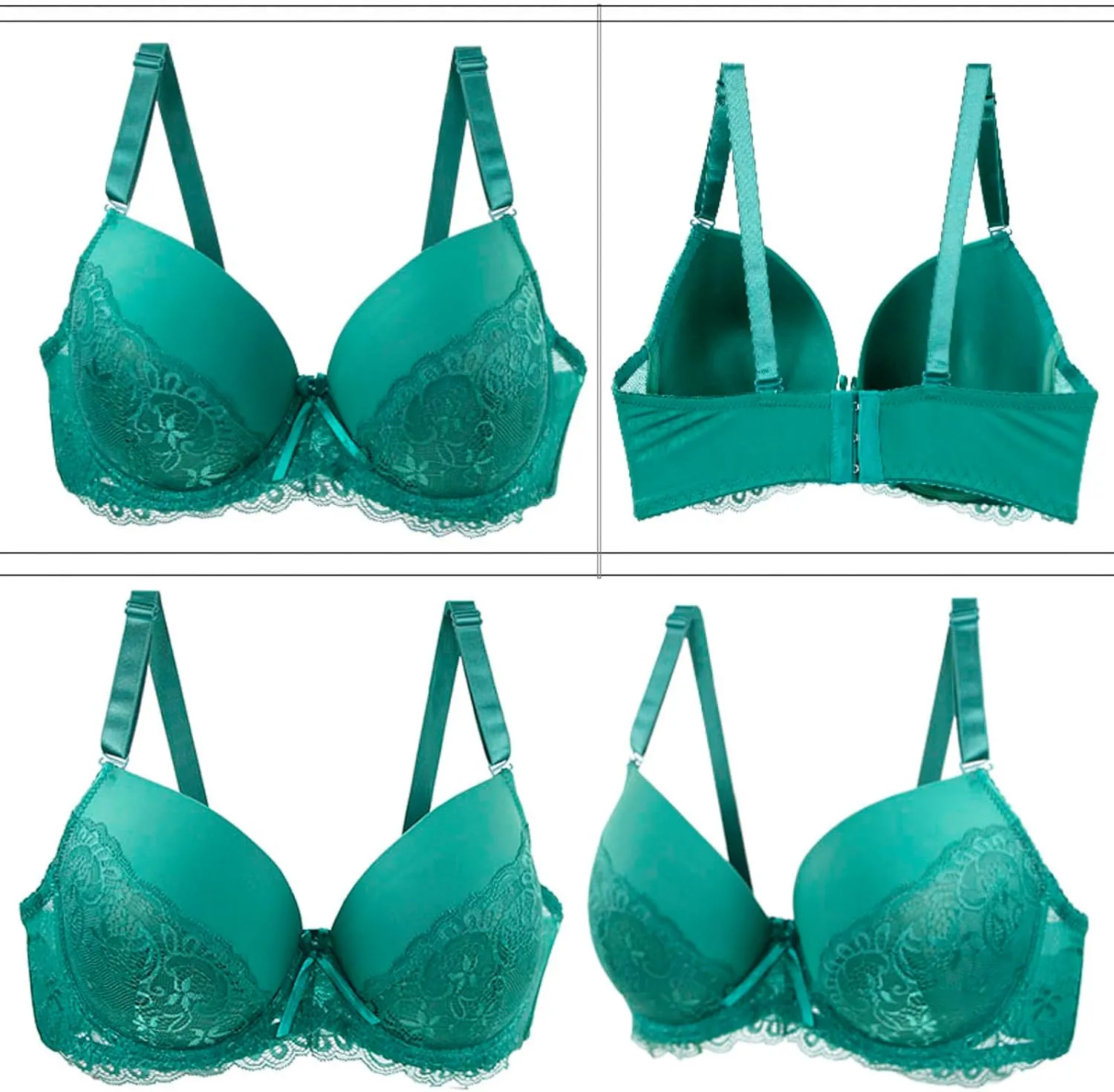 Bras for Women,Seamless Bras Deep V Wireless Push up Comfort Bras No Underwire Supportive Bra Soft Sleep Bralettes