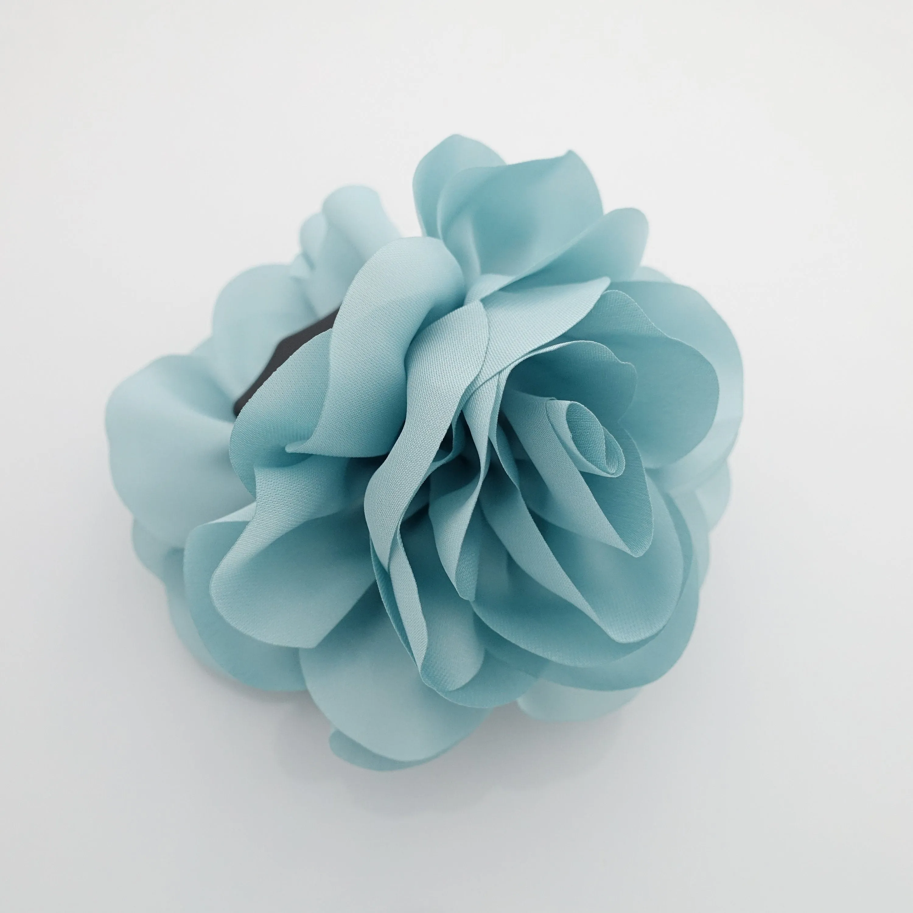 dahlia motivated wide petal hair claw updo clamp women hair accessories