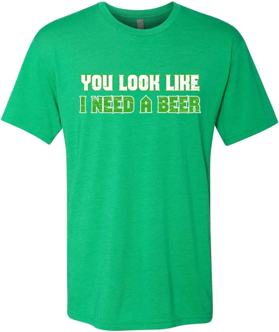 Go Luck Yourself | Shamrock Design St. Patrick's Day Mens Premium Tri Blend T-Shirt