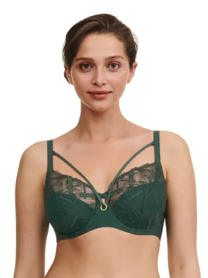 Graphic Support Full Coverage Bra In Empire Green - Chantelle