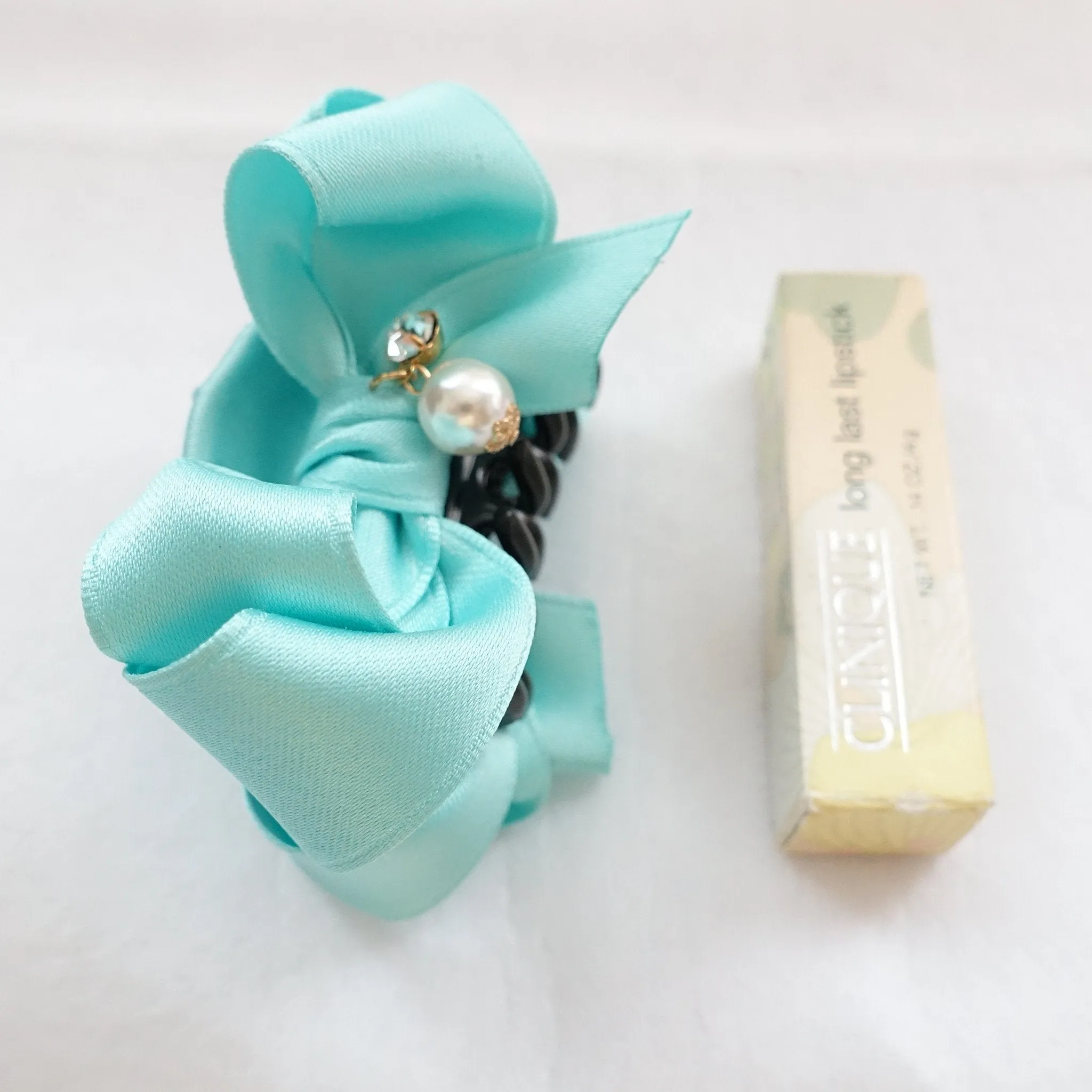 Handmade Satin Bow Mini Hair jaw Claw Clip Women Hair Accessories Small Hair Claw