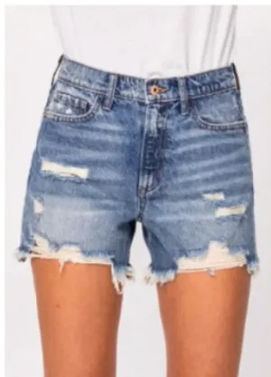 Jessica 90's High Rise Denim Shorts: Medium Vintage