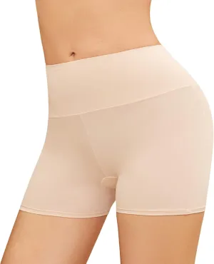 JOYSHAPER Women's Smooth Slip Shorts Under Dresses Comfortable Boyshorts Panties Nylon Spandex Underwear Stretch Shorts