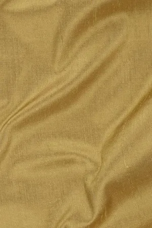 Mustard Gold Silk Shantung 54" Fabric