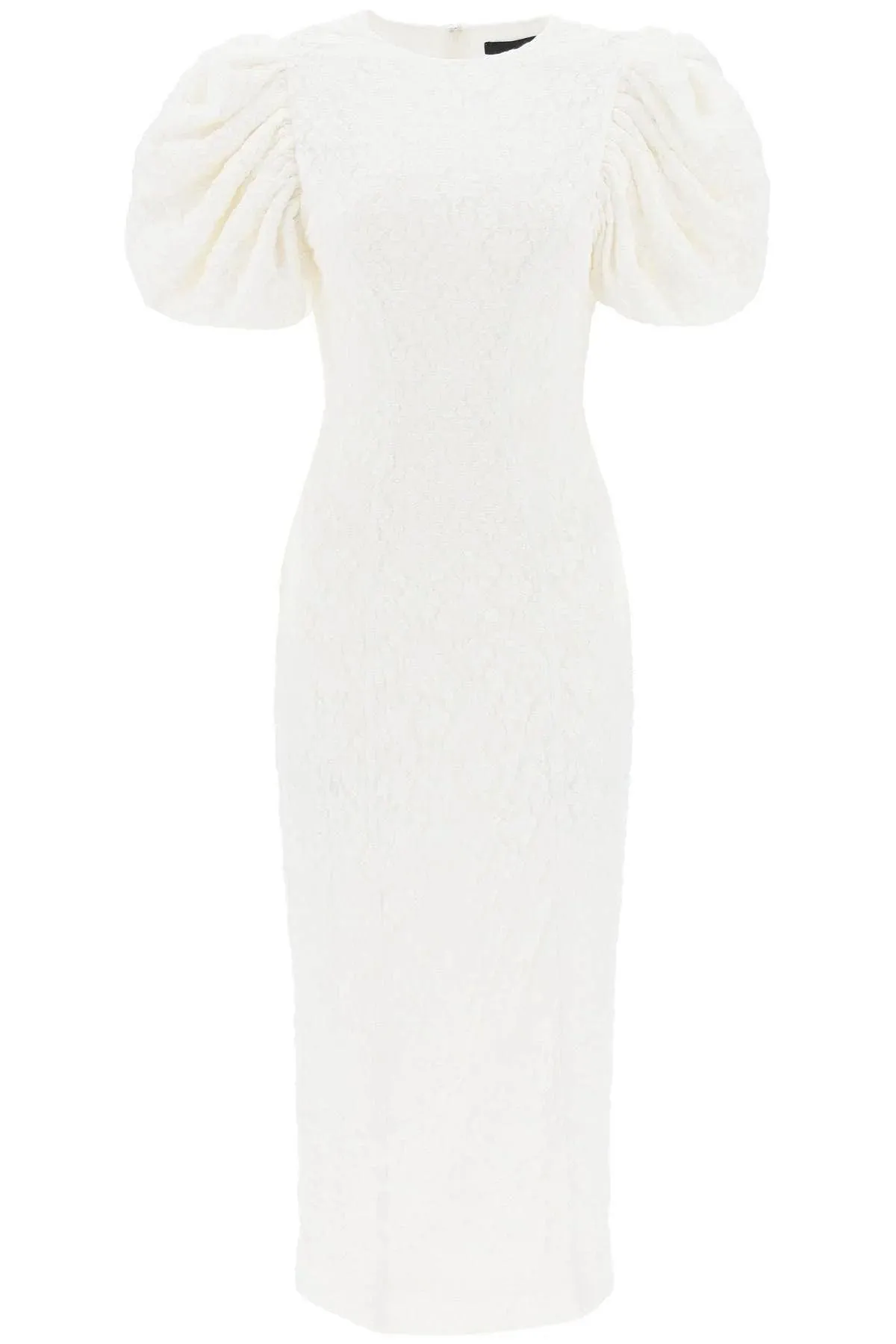 Rotate Midi Lace Dress In White